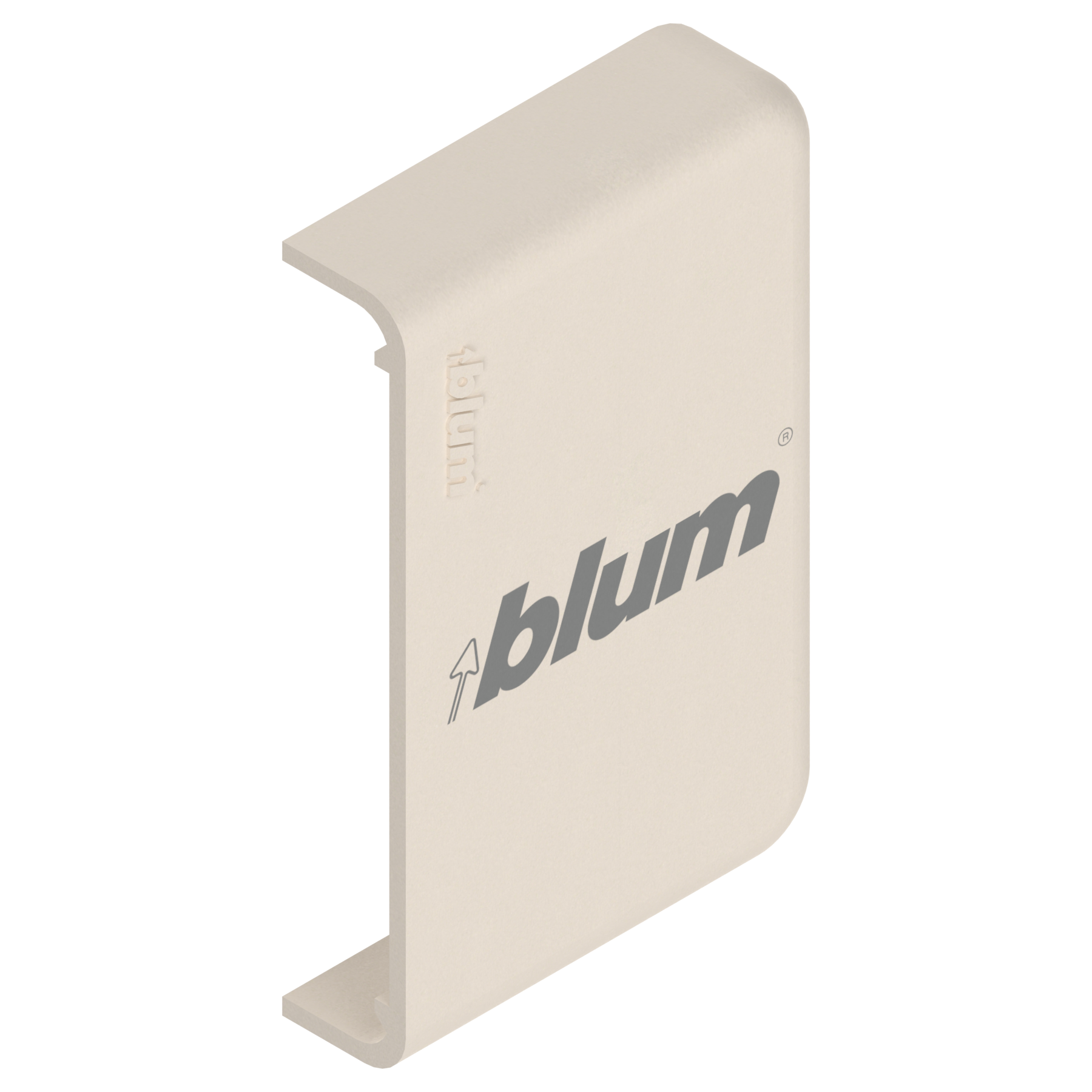 METABOX заглушка крепления фасада, симметричная, с надписью blum