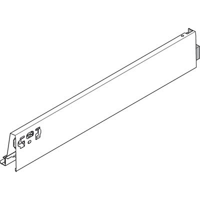 TANDEMBOX antaro, царга, высота M (83 mm), НД=400 мм, левая, белый шелк